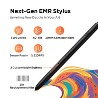 UGEE M908 Graphics Drawing Tablet 10 Inch 8 Hot Keys Scroll Wheel 16K Levels Pressure Compatible for Windows Mac Android 2
