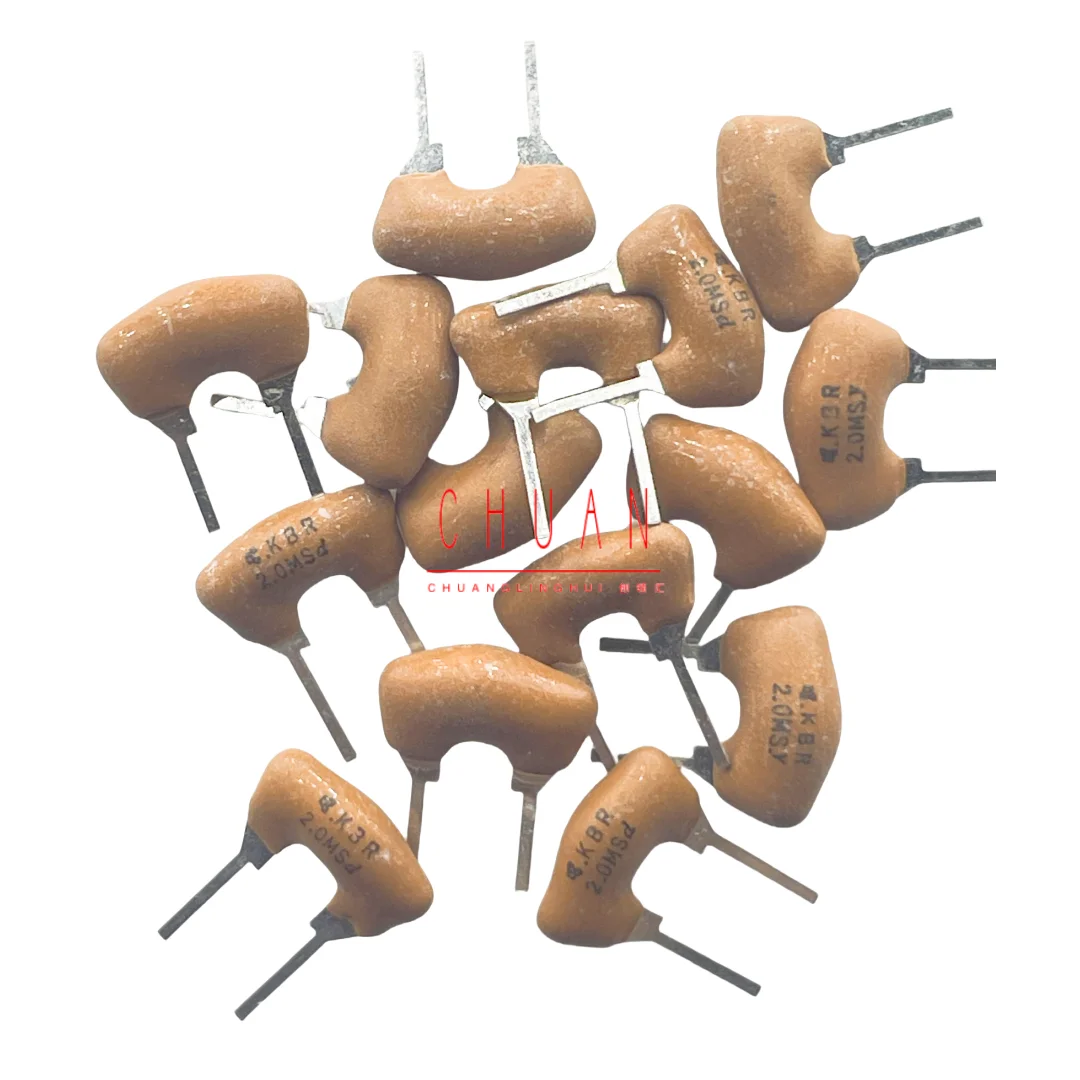 10pcs/ 2M imported ceramic crystal KBR-2.0MS 2.000MHZ 2MHZ 2M 2 pin resonator