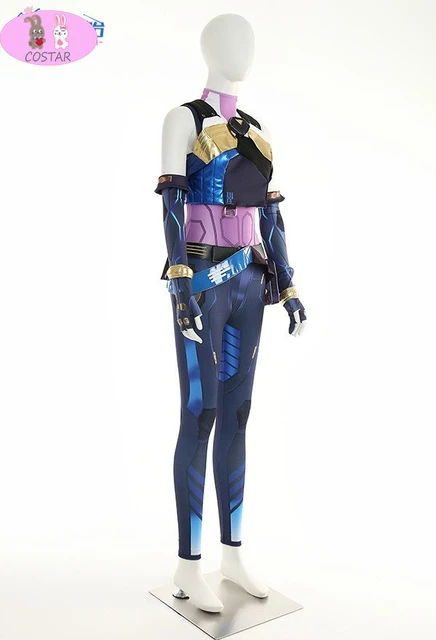 Game Neon Cosplay Costume Valorant Neon Cosplay Costume Blue Women