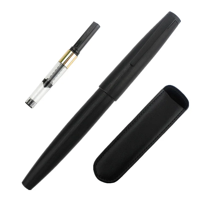 Luxury JINHAO 80 Black Forest Fountain Pen Extremely Dark Titanium Black Business Office School Supplies Ink Pens