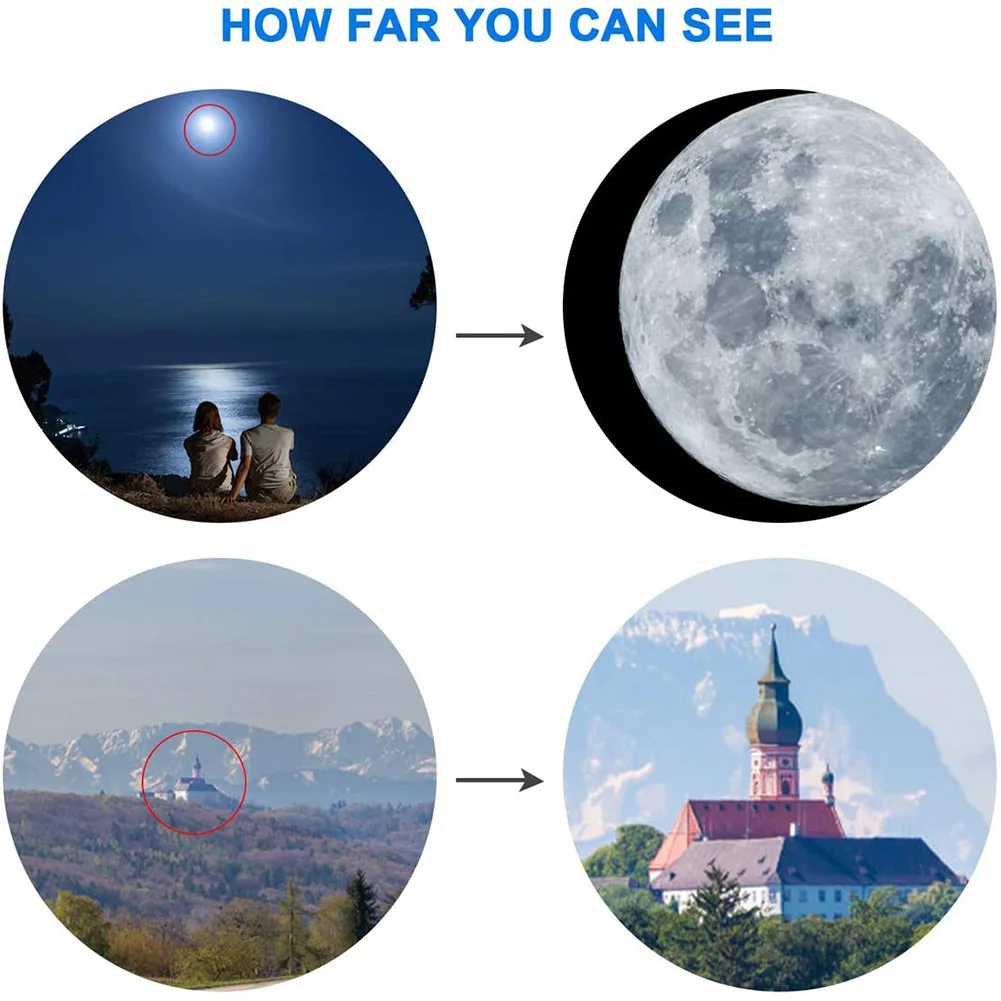 Sbfb3759cd63346648140eb19b1880bdcq Wysokie powiększenie profesjonalny teleskop astronomiczny eksperyment dla dzieci monokular dla początkujących obserwacja planet kosmicznych księżyca