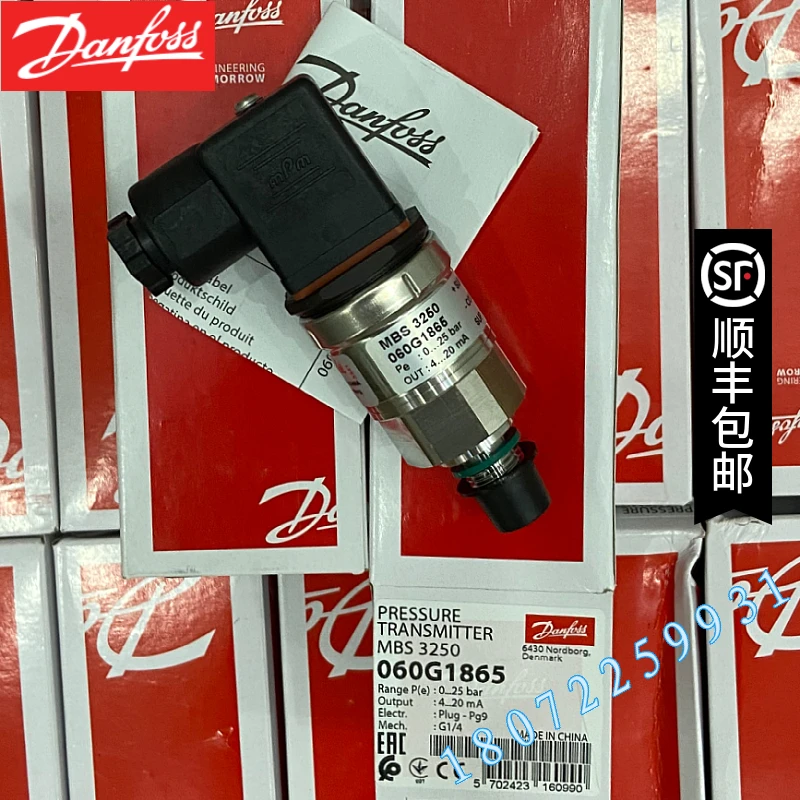 

Датчик давления 060G6471 Danfoss MBS3000 0-0,3 бар 4-20 мА с проводом