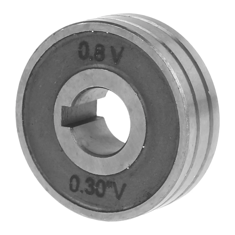 Welding Feeder Roll V nurl 0.6mm 0.8mm 1.0mm Size 30x10x10mm for Steel Aluminum Cord Wire Mig Wire Feeder