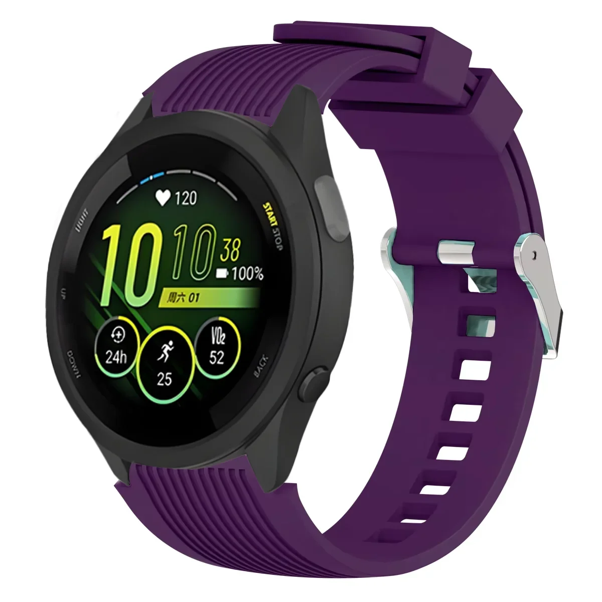 Breathable Silicone Strap for Garmin Smartwatches, 20mm/22mm