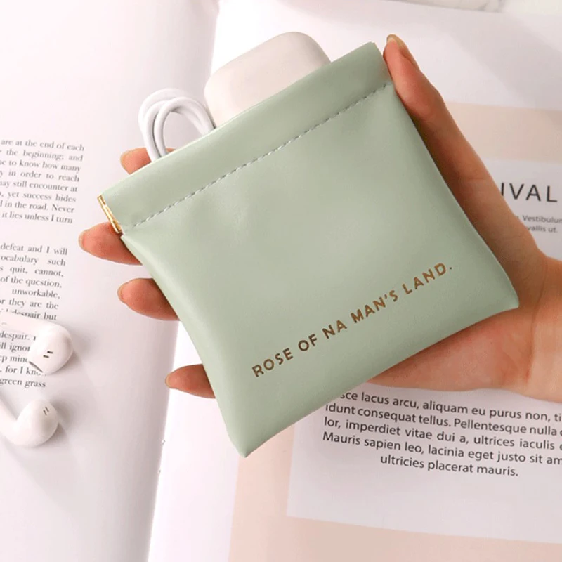 Mini Storage Bag Lipstick Bag Key Cosmetic Pouch Data Cable Storage Bag Carrying Bag Inside Portable Mini Women's Bags 2