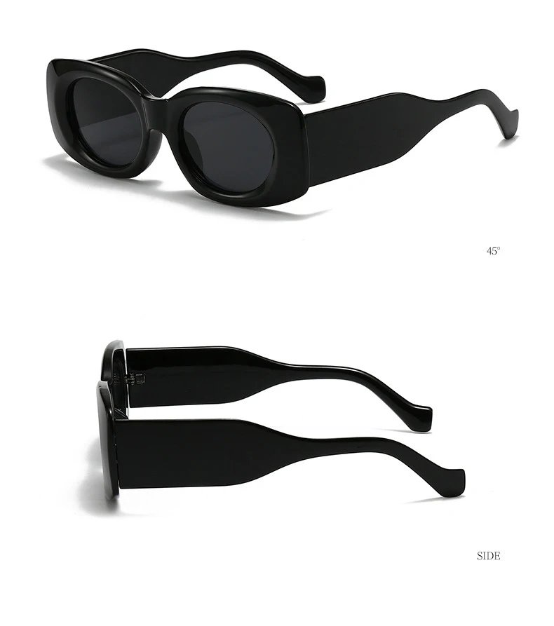 OEC CPO Ins Beliebte Frauen Dicken Rahmen Quadrat Sonnenbrille Männer Retro Getönte Shades UV400 Sonnenbrille Weibliche Mode Brillen – Detail 6