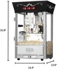Popcorn Machine - 8oz Popper with Stainless-Steel Kettle, Reject Kernel Tray, Warming Light, and Accessories by Great Northern P 5