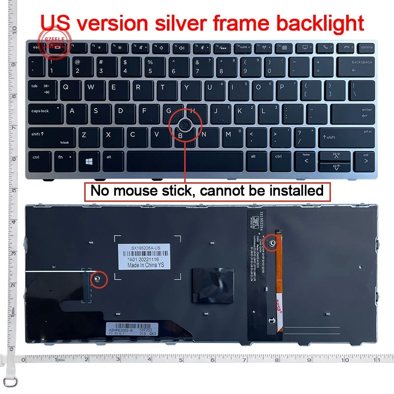 730 g5 735 g5 830 g5 836 g5 inglês teclado do portátil