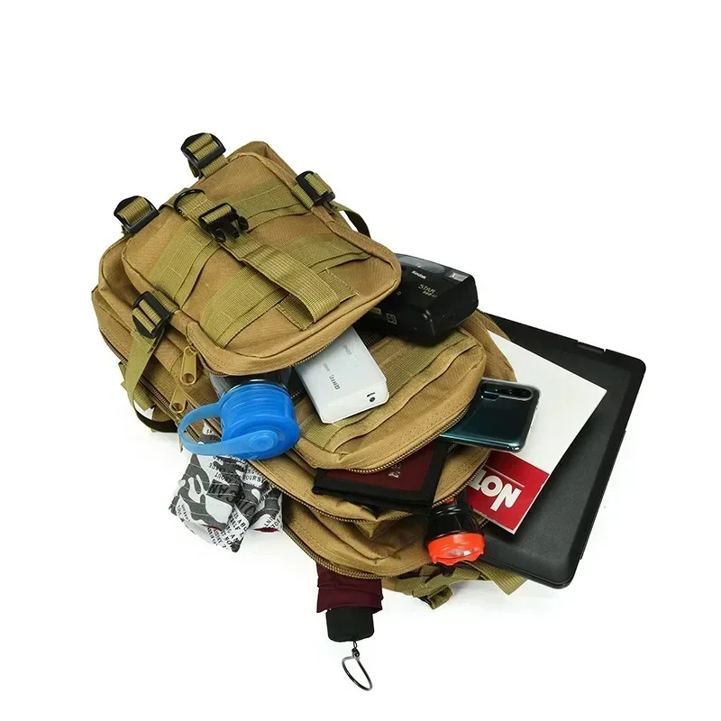Classic Tactical Backpack Travel Sports Camouflage Bag Outdoor Climbing Hunting Backpack Fishing Hiking Nylon 3P Pack Bag