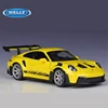 Welly 1:24 Porsche 911 GT3 RS Alloy Sports Car Model Diecast Metal Track Racing Vehicles Car Model Simulation Childrens Toy Gift 1