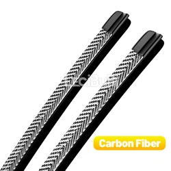 Premium Carbon Fiber Windshield Wiper Blades - 24+17 (Set of 2) - 2pcs (Carbon Fibre)