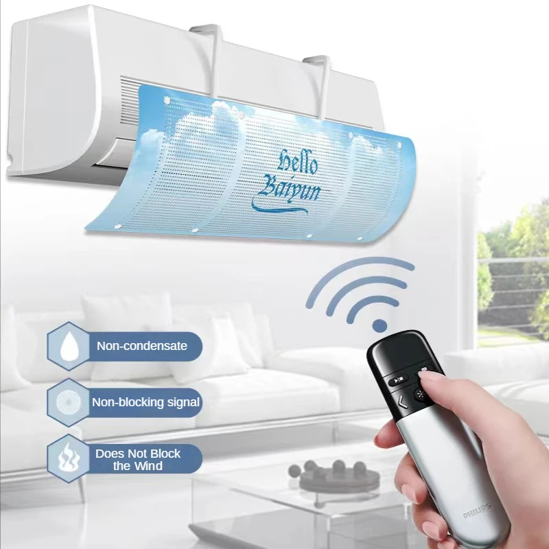 Adjustable Air Conditioning Wind Deflector Baffle Household Anti direct