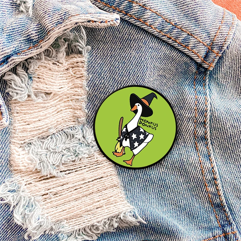 1 шт., новая модная брошь Honkus Ponkus Goose на заказ, аксессуар для женщин и девушек, друзей (art.: 3920c80680edd) - 3920c80680edd