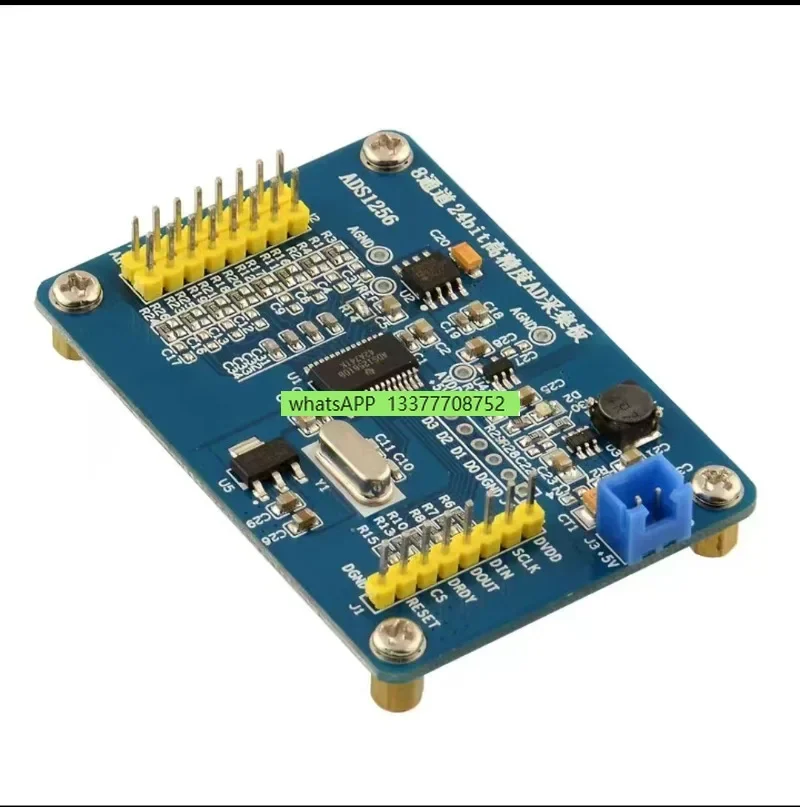 

Free shipping ADS1256 24 bit AD ADC module with high precision ADC data acquisition card