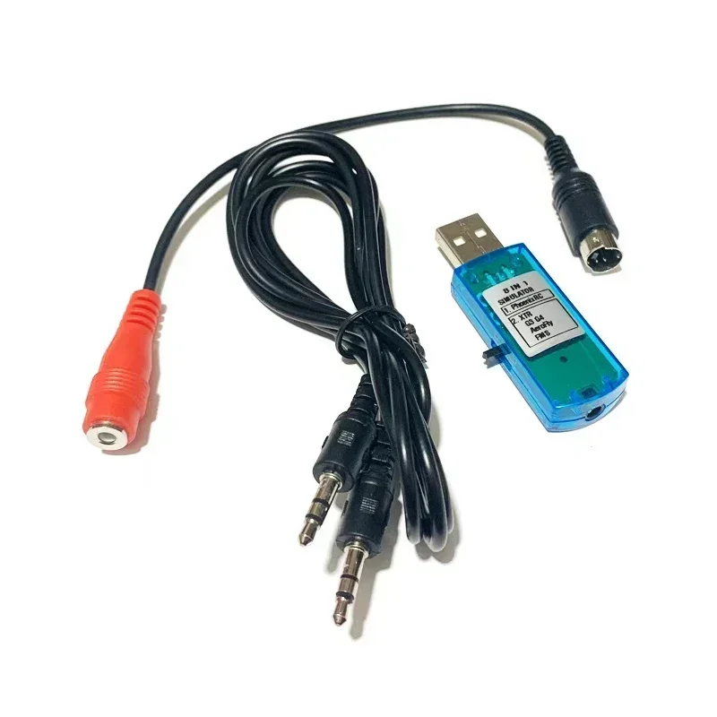 Simulateur de Vol USB 8 en 1 pour PC - Hélicoptère & Avion RC