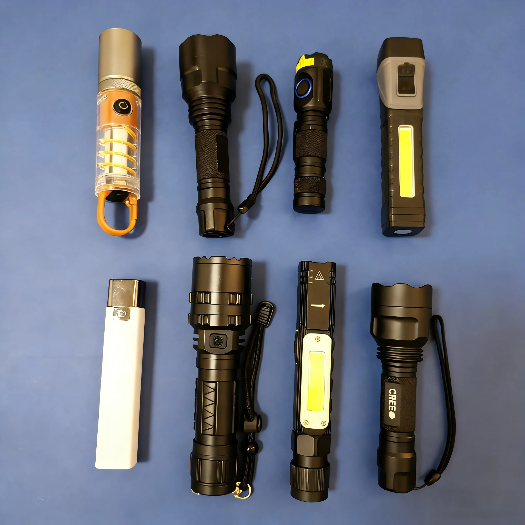 [Clearance Sale] USB Rechargeable Strong Power Flashlight Outdoor ...
