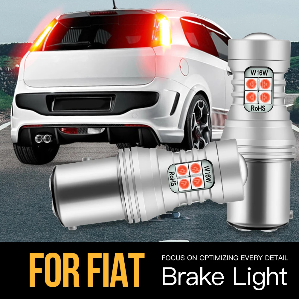

2pcs P21/5W 1157 BAY15D Canbus Error Free LED Brake Light Lamp For Fiat 500L Bravo Croma Ducato Grande Punto Idea Panda Sedici