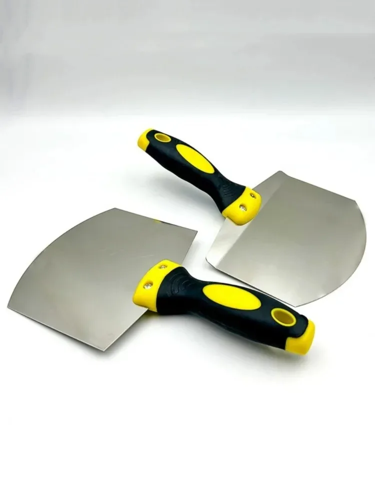 Stainless Steel Putty Knife Wall Paint Plaster Trowel Arc Ash Shovel Paint Feed Filling Scraper Blade Spatula Construction Tools Image 2