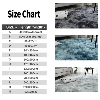 Fluffy Large Carpet Living Room Plush Lounge Rug in The Bedroom Floor Mat Soft Velvet Carpets For Children Kids Decoration ﻿ 5