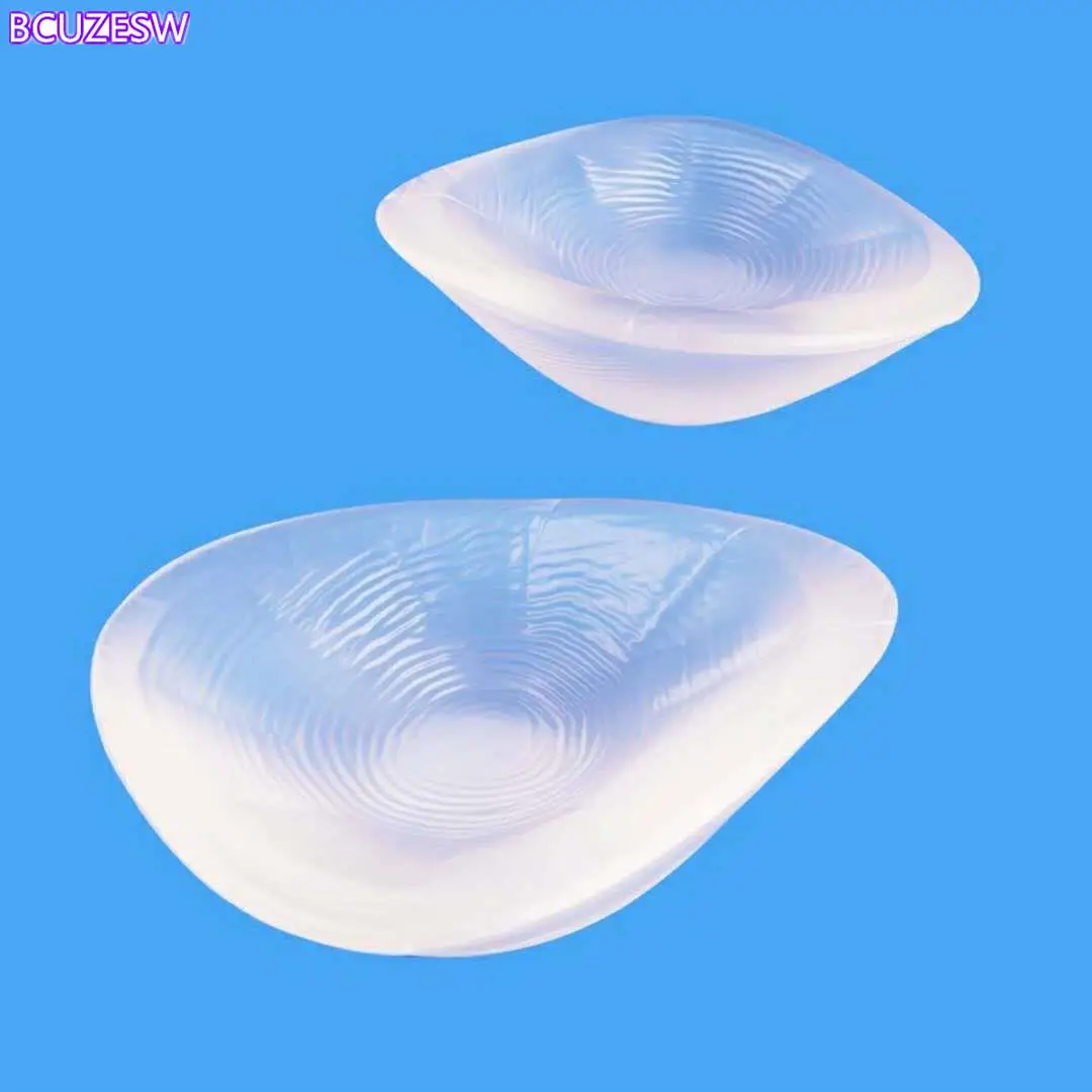 1pcClear Realistic Silicone Fake Boobs Crossdresser Boob Breast Forms For Shemale Transgender Drag Queen Transvestite Mastectomy realistic breasts lighter silicone breast form artificial nipple for women mastectomy bra boob cancer