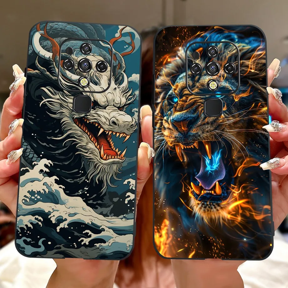 Luxury Painted Soft Silicone Phone Case Cover