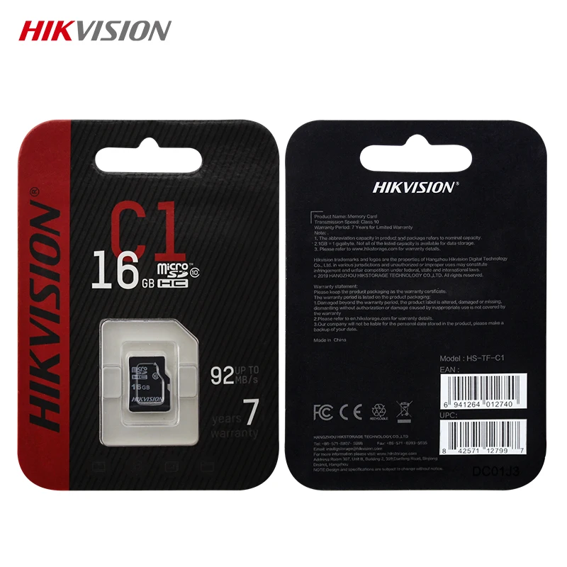 HIKVISION-MicroSD ī, 8GB 16GB 32GB MicroSDHC MicroSDXC 256GB 128GB 64GB ޸ ī C10 TF ī ȭ