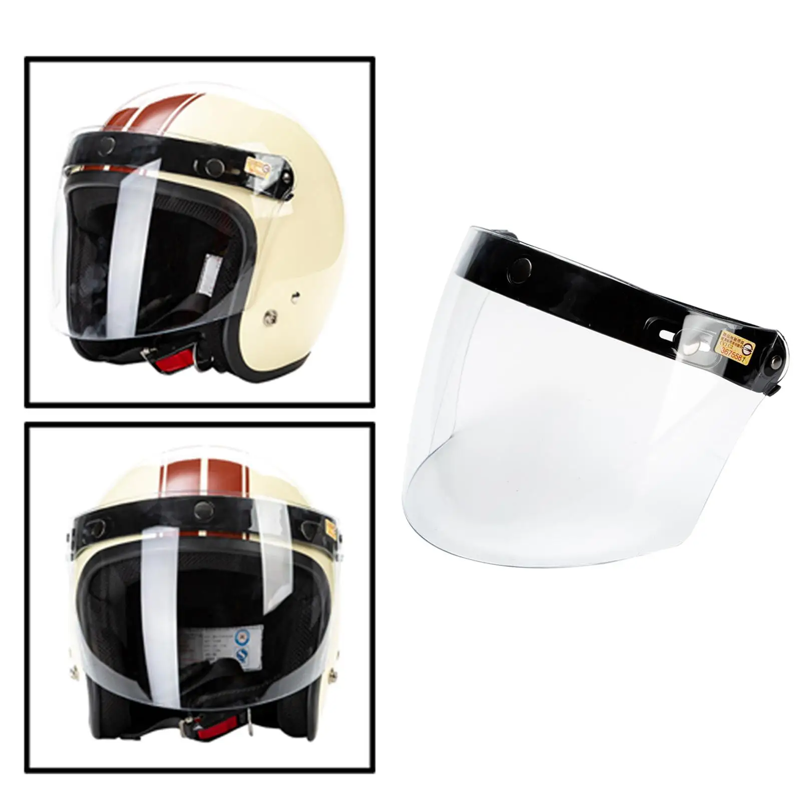 Visière De Casque Moto Bavette Coupe-vent Roof Pour Casque RO32 Desmo