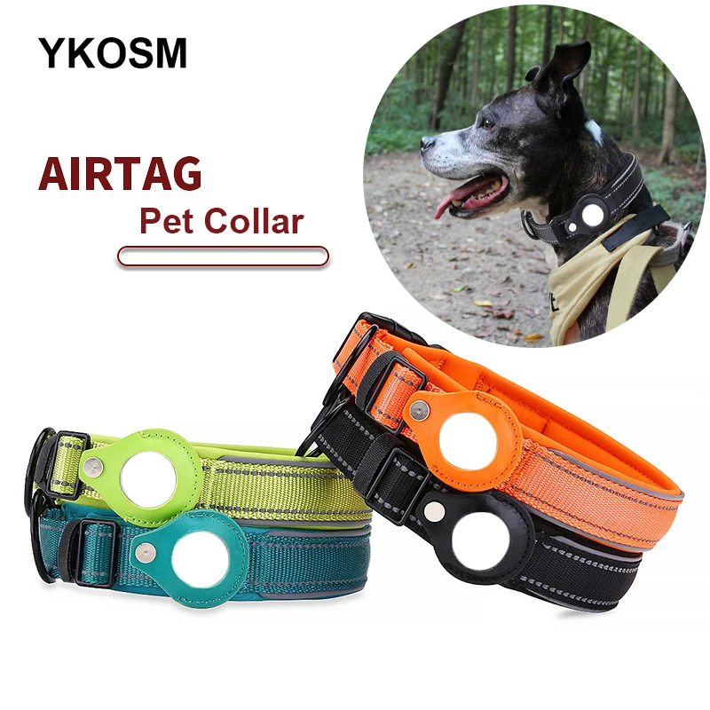 Collare Airtag Collare Per Localizzatore Di Posizione Regolabile Per Cani Gatto Per Apple Airtag Pet Fascia Anti-Smarrimento Airtag Accessori Protetti