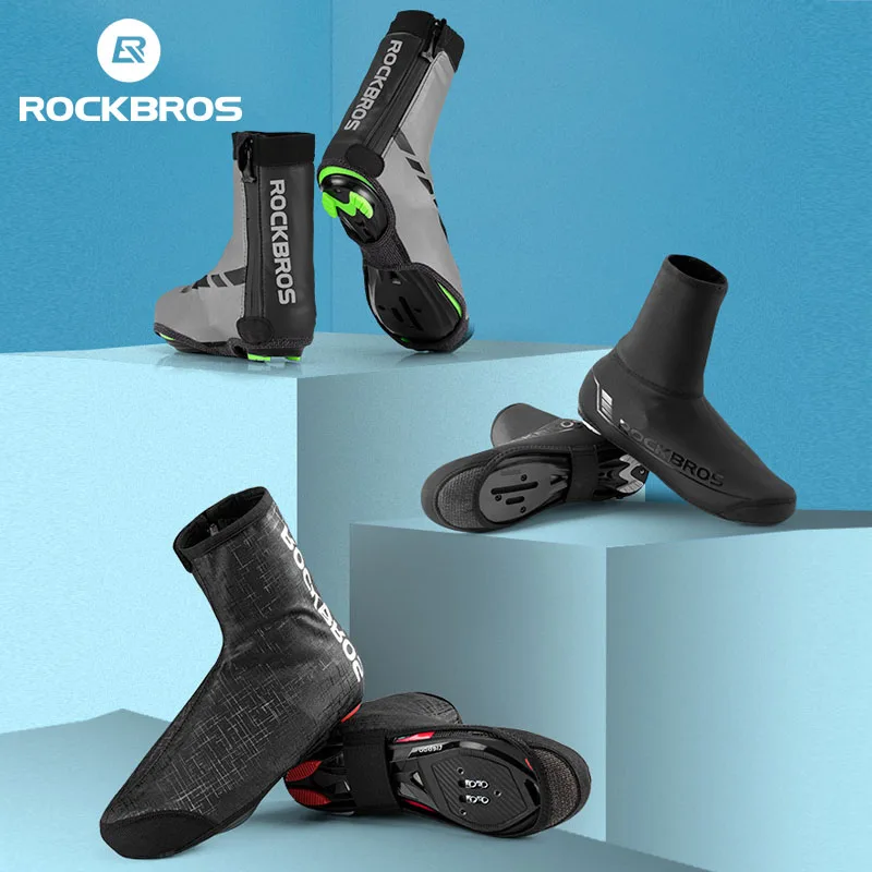 ROCKBROS Cycling Shoes Cover Waterproof Rode Bike MTB Bicycle Shoes Cover Professional Windproof Overshoes Protector Shoe Cover