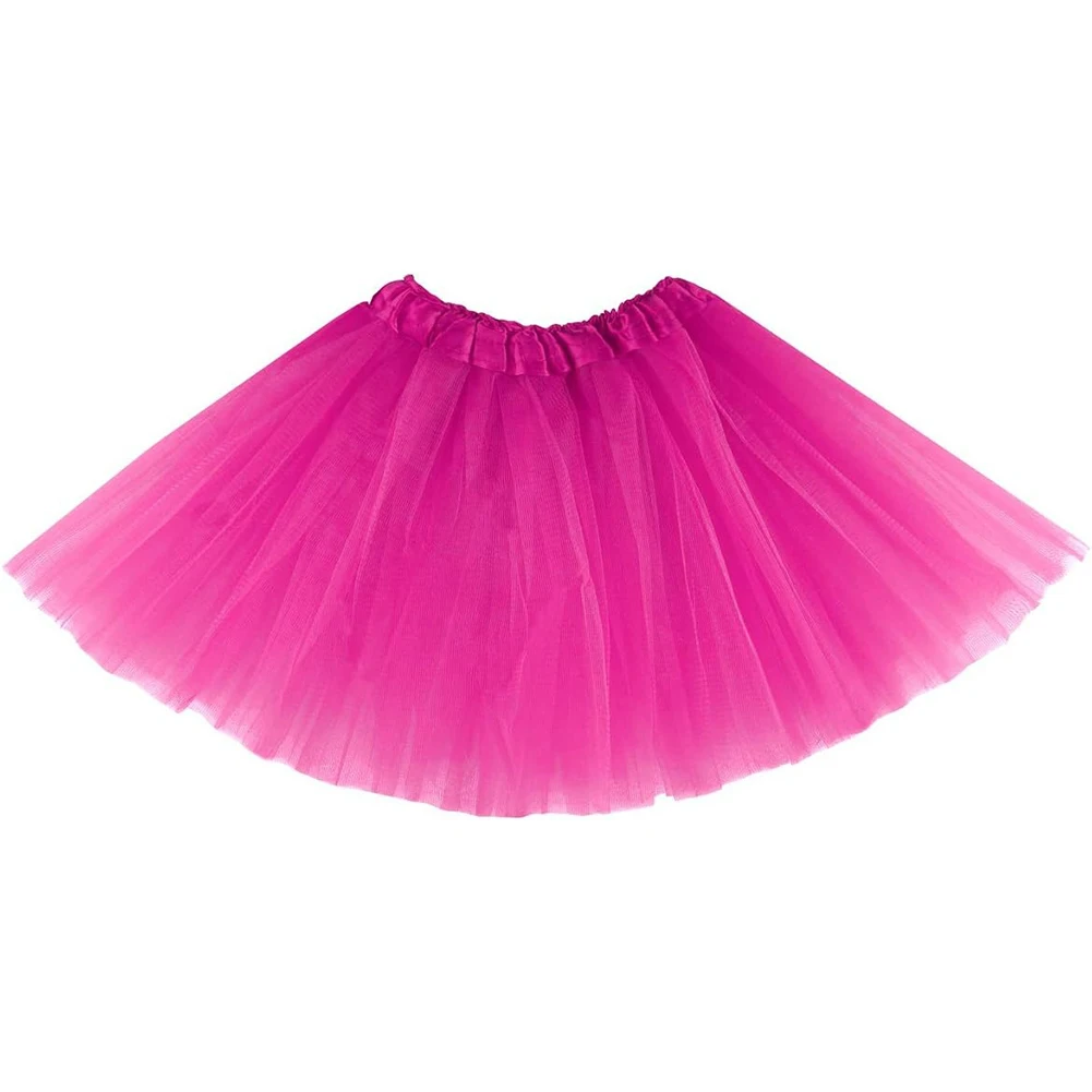 Girl Tutu Skirt petticoat 3 Layers Tulle Tutus for Little Girls Fluffy Ballet Dress Up for Toddler Kids Children(2T-8T) tulle tutu skirt