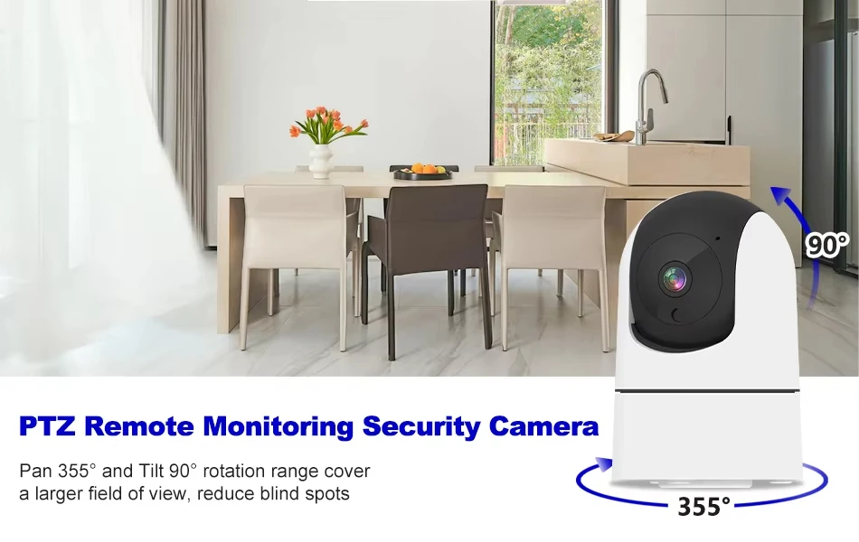 pan tilt zoom range for indoor ip camera