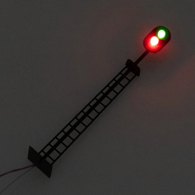 2022 New 1/87 Micro Train Signal Traffic Light 3-Light 2-Light for Sandbox Hobby Building 2