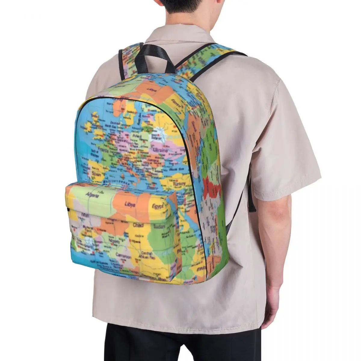 Lucy World Map Backpack world_map_backpack_1200x1200.  main image 4