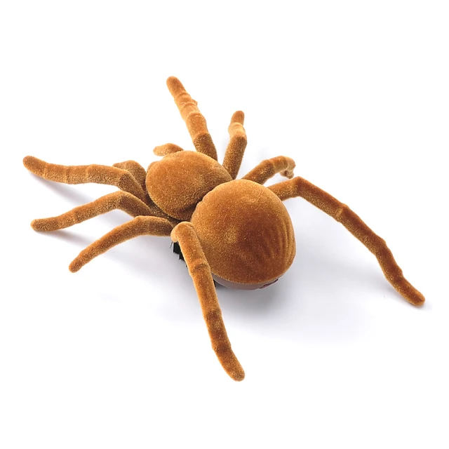Vibrating Crawling Tarantula Model Electronic Pet Remote Control Flocking Hairy Insect Animal Toy for Kids Children Gifts 1
