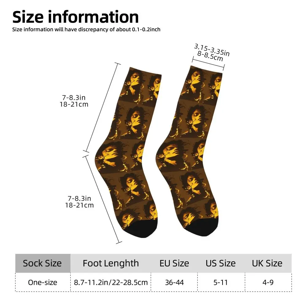 Michael Jackson Musicians Singers Dancers Socks Harajuku Stockings All Season Long Socks Accessories for Unisex Christmas Gifts