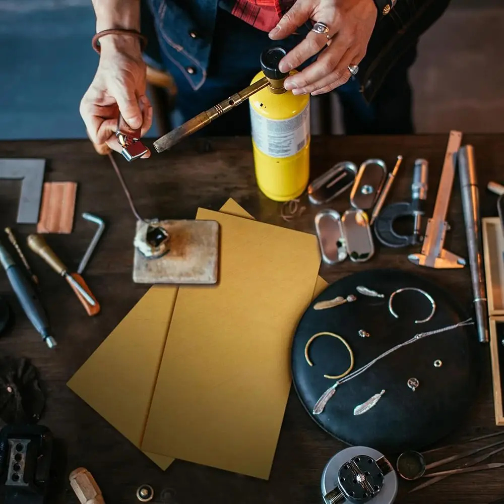 New Copper Brass Plate Sheet 0.5mm 0.8mm 1mm Multiple Sizes Brass Sheet Contruction Brass Pad