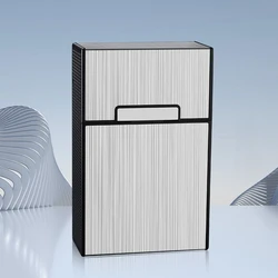 Portable Moisture - Proof Cigarette Storage Box - Pressure Resistant Sealed Case (Silvery)