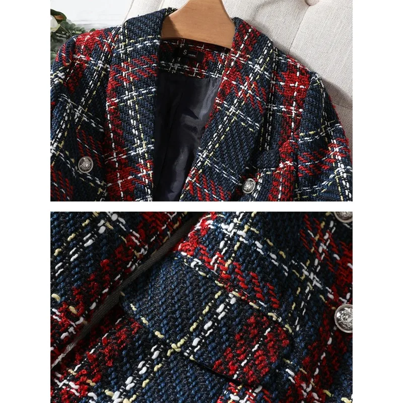 Рисунок 6 - Пиджак Pzlcxh в клетку для женщин