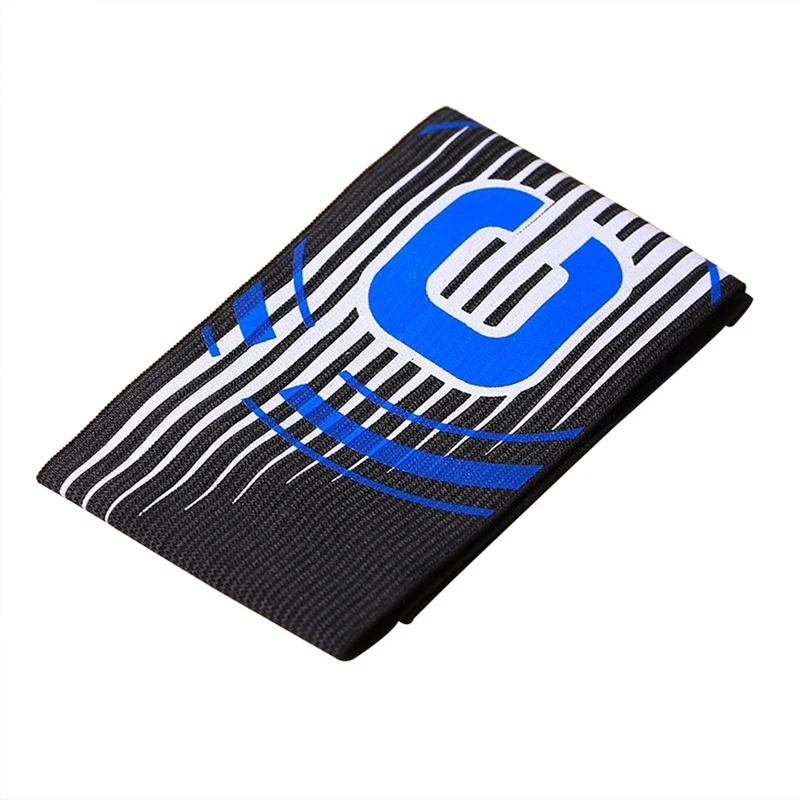 Brassard De Capitaine De Football - Lot De 12, Bleu, Réglable - Pour Équipes Jeunes Et Adultes