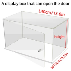 Elegant Display Box with Crystal Handle - Versatile Storage and Presentation Solution - Height 25cm (40x15cm)