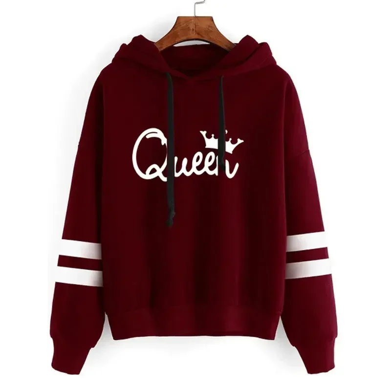 Loose Women Hoodies Letter Printed Korean Fashion Lady Hip Hop Fashion Casual Tops New Spring Autumn Female Sweatshirt