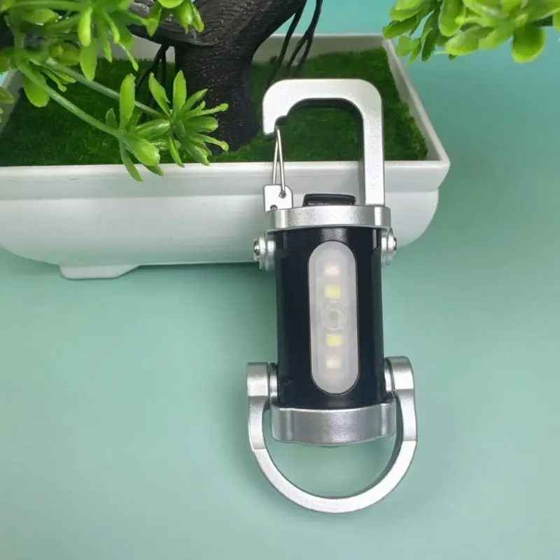 LED Taschenlampen Keychain Light USB wiederaufladbare Taschenbrenner zum Suchen von Wanderungen Y08E – Detail 8