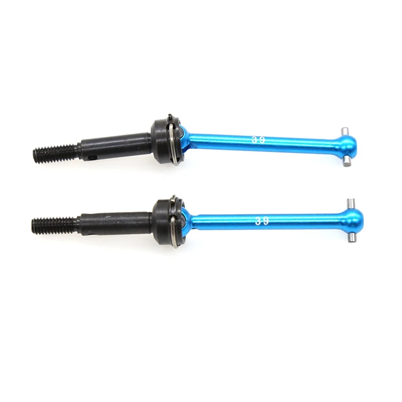 2Pcs Albero Di Trasmissione In Metallo Cvd 53792 (39Mm) Per Tamiya Tt-01 Tt-02 Tt01 Tt02 Xv-01 Ta01 Ta04 1/10 Rc Parti Di Aggiornamento Per Auto