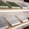 7-Layer Trapezoidal Nail Polish Display Rack Transparent Acrylic Lipstick Eye Shadow Nail Desktop Cosmetics Storage Rack 5