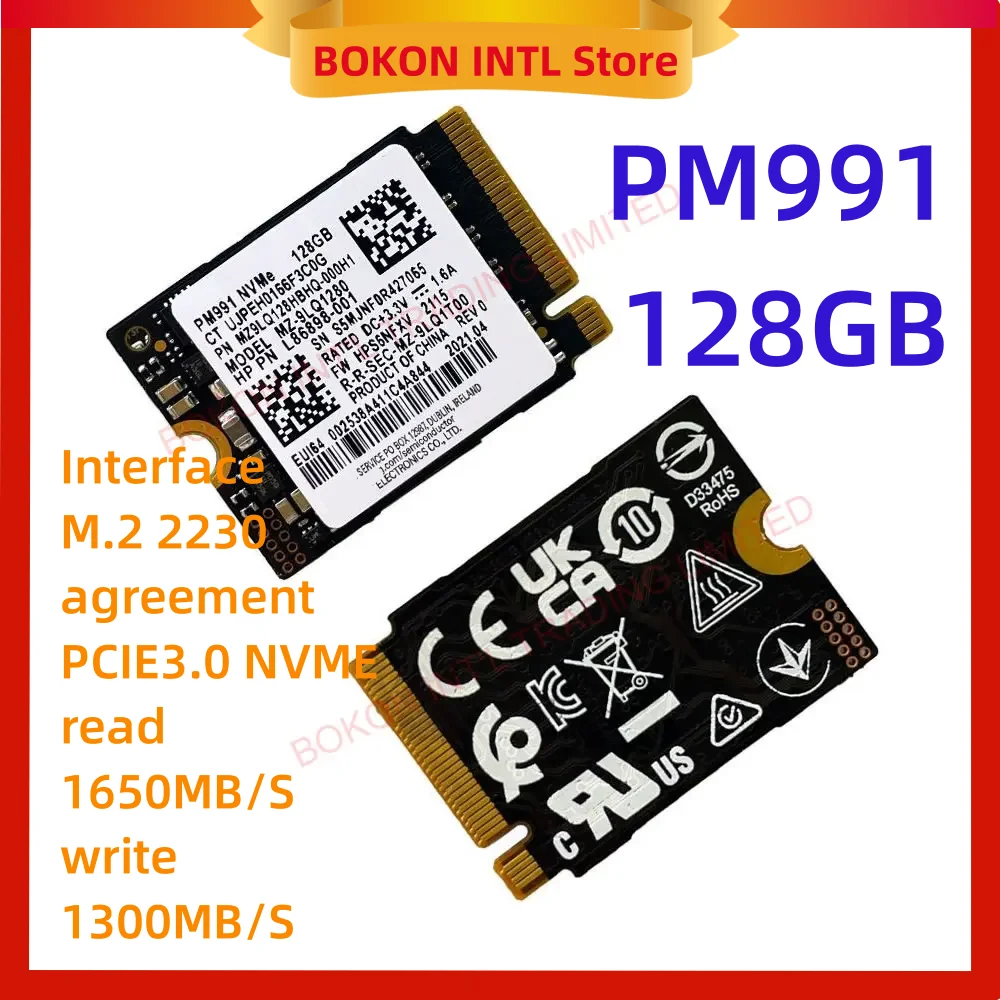 SSD PM991a 256GB 512GB 1TB PCIe 3.0x4 NVME 2280 PM991 128GB M.2