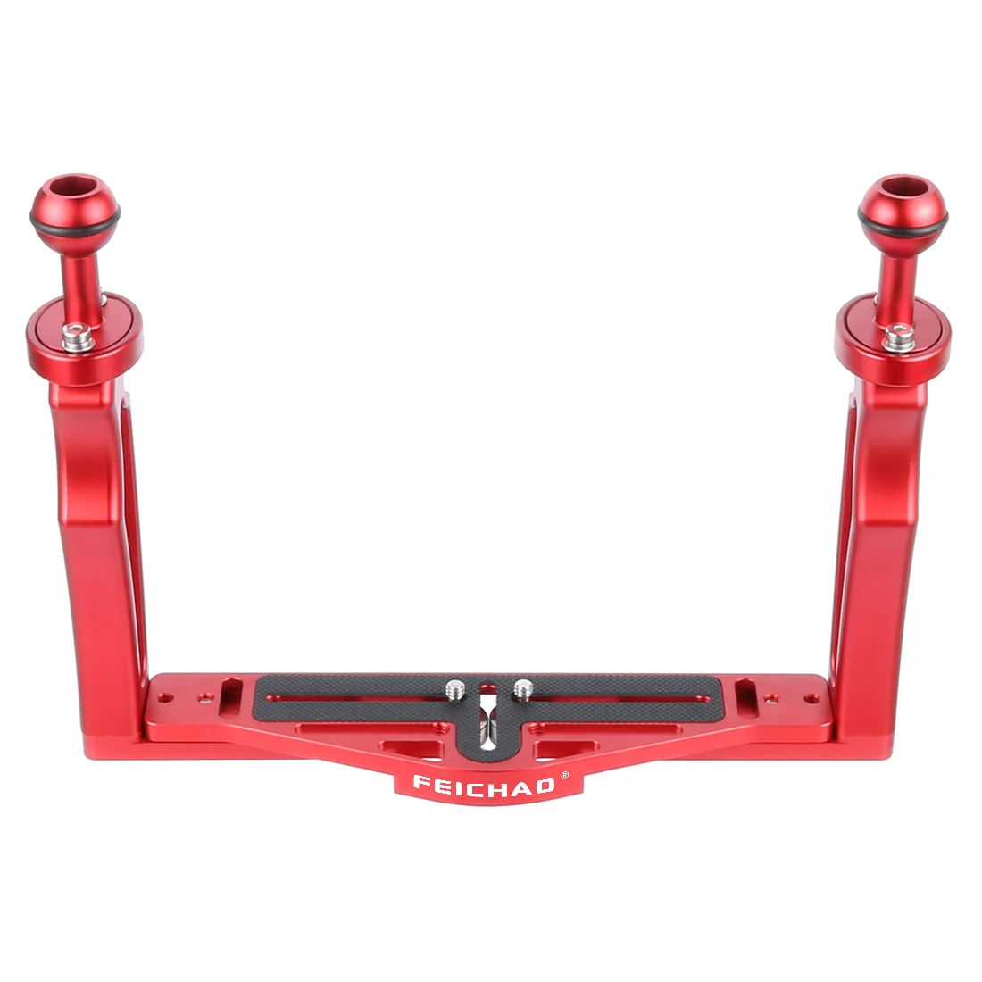 FEICHAO Dual Handle Aluminium Tray Stabilizer Rig for Underwater Camera Housing Case Diving Tray Mount for GoPro13 Action Camera