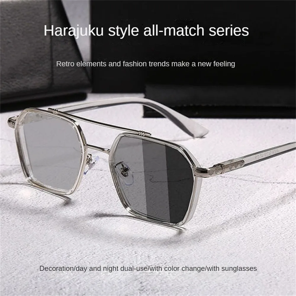 Cycling Su Square Metal Glasses Men Women Eyeglass Fashion Oversized Retro Punk Glasses Oculos De Sol Fishing_voghion.com
