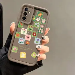 Chic Silicone Anti - Drop Phone Case - Soft TPU Cover - Galaxy A30s (Brown - LH628)