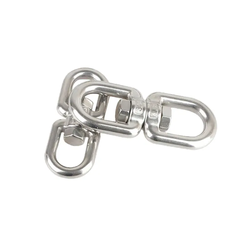 Description Picture 5 of itemDouble Ended Swivel Eye Hook Ring Connector For Hanging Chair Swing Sand Bag Hanging Basket Yoga Hammock 304 Stainless Steel