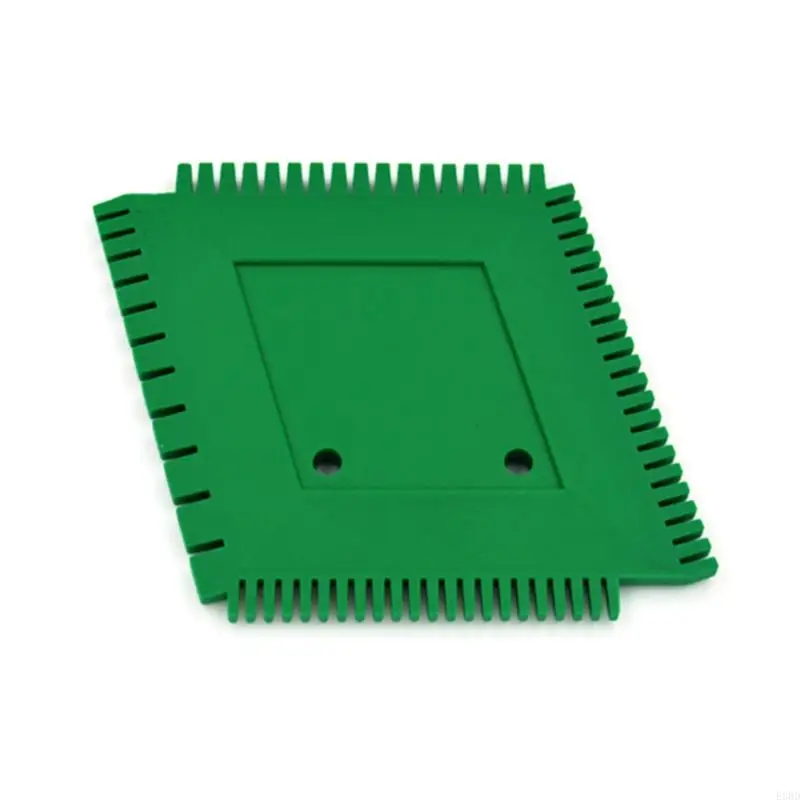 652F Diatom Mud Art Paint Scraper Rubber Tooth Mouth Scraper Scale Pattern Tooth Comb Tool